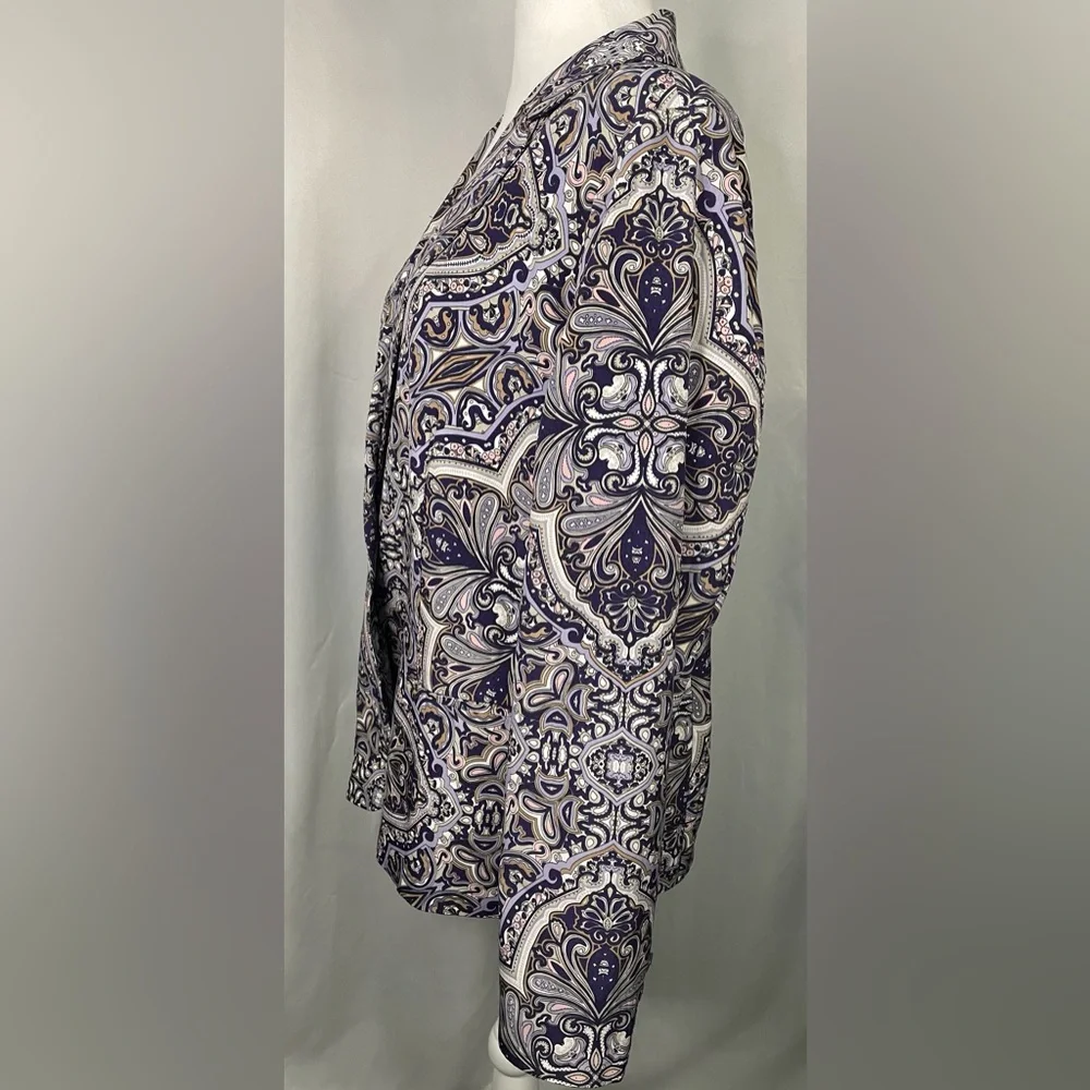 Chicos women’s‎ Paisley Patterned Blazer - Picture 5 of 6